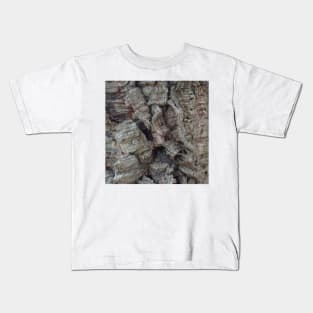 Cork Oak Tree Bark Texture 5 Kids T-Shirt